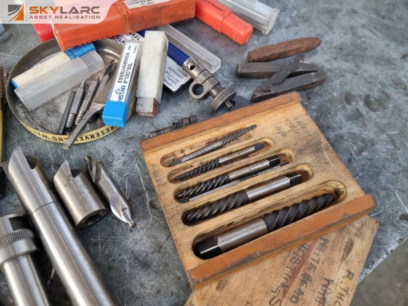 Assorted End Mills, Drills, Taps, & More Carousel 6