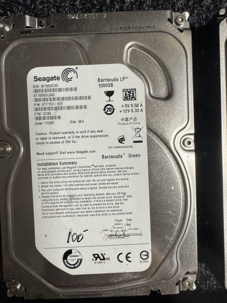 1TB 3.5” HDD*10 Carousel 5