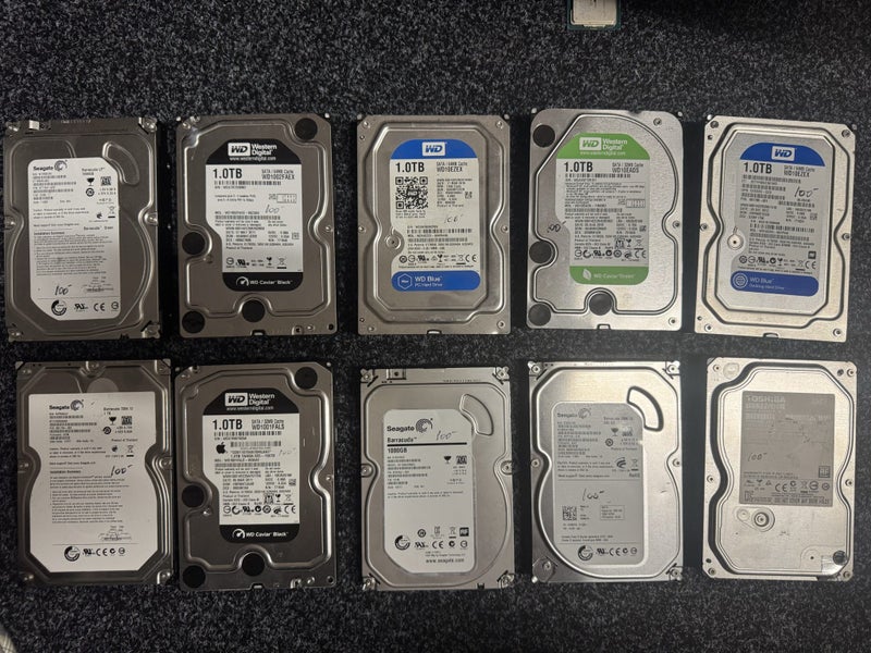 1TB 3.5” HDD*10 Carousel 1