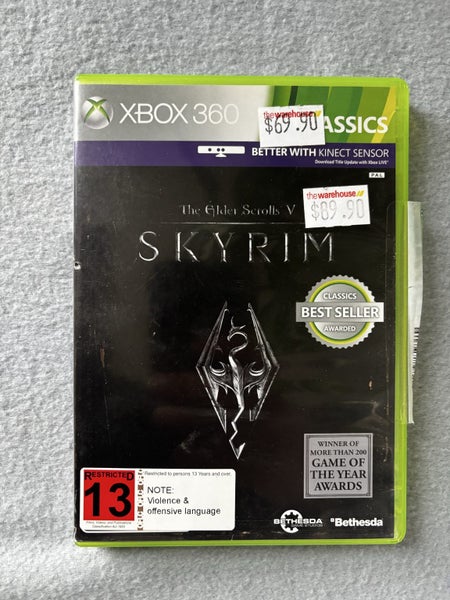 Skyrim (Elder Scrolls V) - Xbox 360 - Complete, Tested Carousel 1