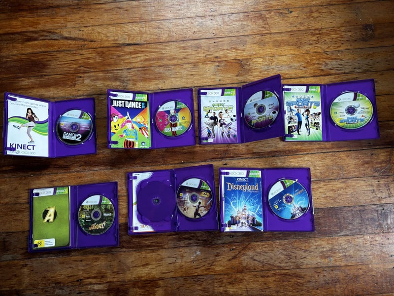 Xbox 360 Kinect Bundle x6 Games - Sports, Adventures, Star Wars + More Carousel 2