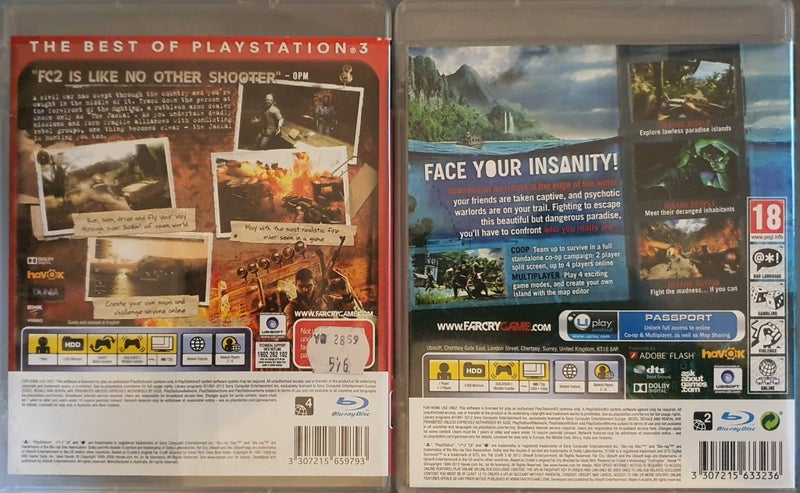 2 Farcry Games - 2 and 3 Carousel 2