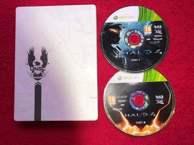 Halo 4 STEELBOOK - 9.8/10! XBOX360 Game Carousel 1