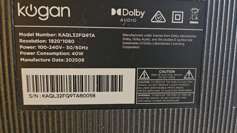 Kogan 32" QLED Full HD Smart Google TV (FQ9T) – Excellent Condition Carousel 5
