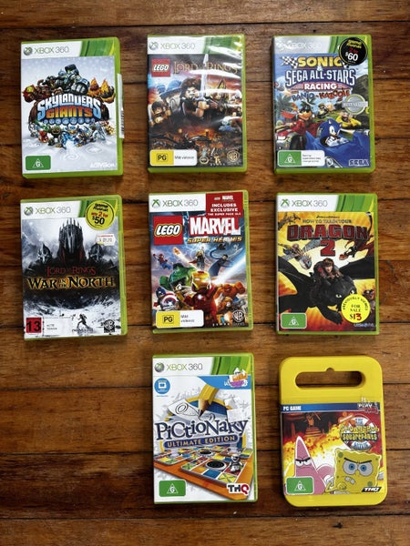 Xbox 360 Family/Kids Bundle x6 Games - Lego, Skylanders + Bonus PC Game Carousel 1
