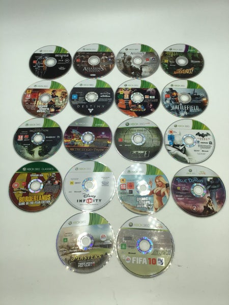 * HUGE BULK 79x Awesome Xbox 360 Game Discs! * Carousel 2