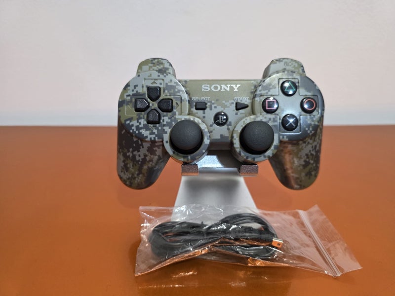 Official Sony PS3 DualShock 3 Wireless Controller with Brand New Charging Cable Carousel 1