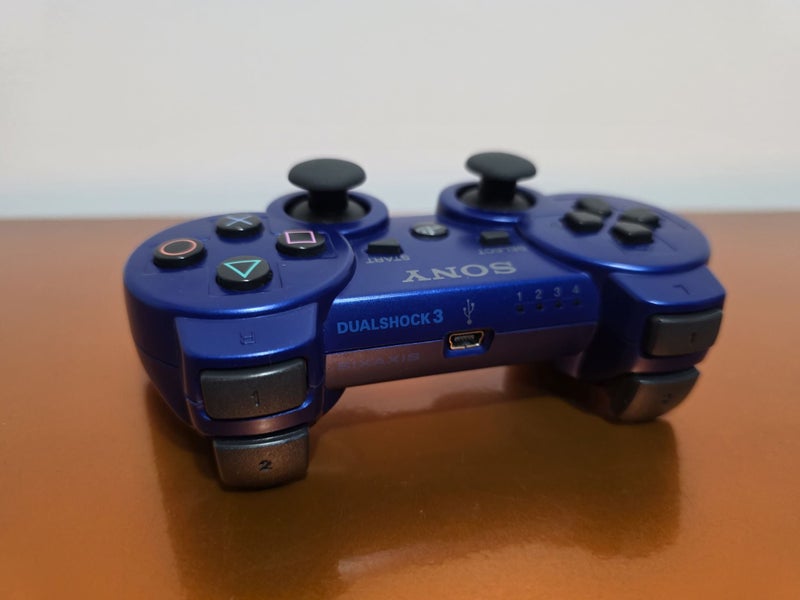Official Sony PS3 DualShock 3 Wireless Controller with Brand New Charging Cable Carousel 2