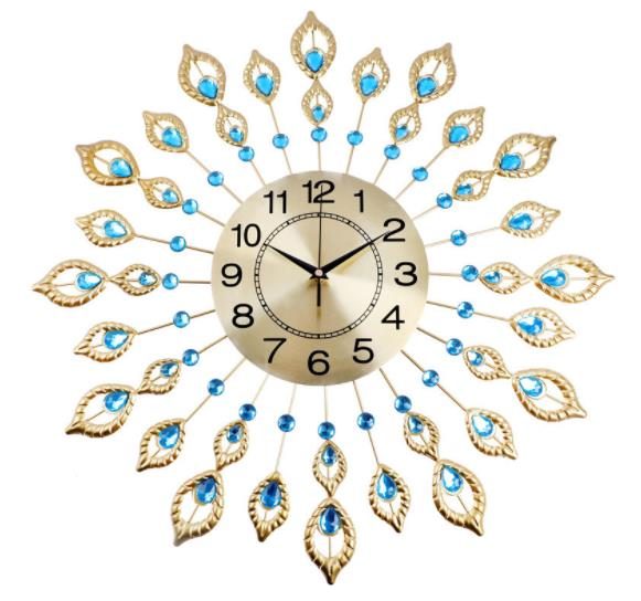 Peacock Wall Clock Carousel 1
