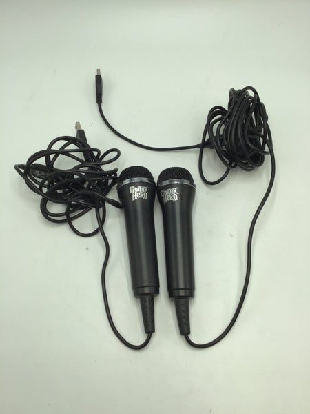 * 2x Genuine Red Octane Guitar Hero Mics / Microphones for PS3, PS4, More! * Carousel 1