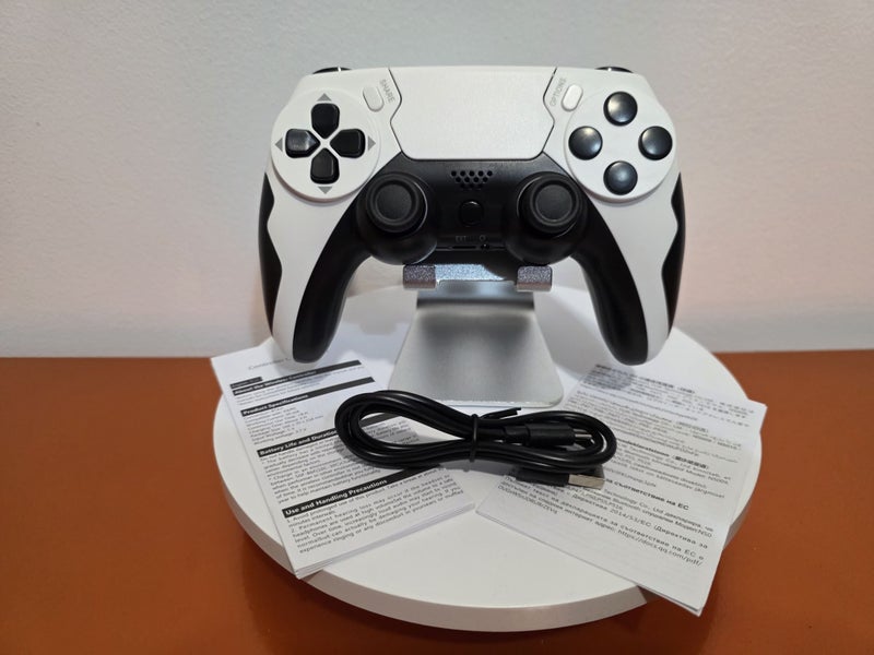 GAMINJA P48 Wireless Controller for PS3 PS4 PC - Dual Vibration Sixaxis Carousel 1