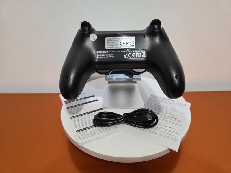 GAMINJA P48 Wireless Controller for PS3 PS4 PC - Dual Vibration Sixaxis Carousel 2