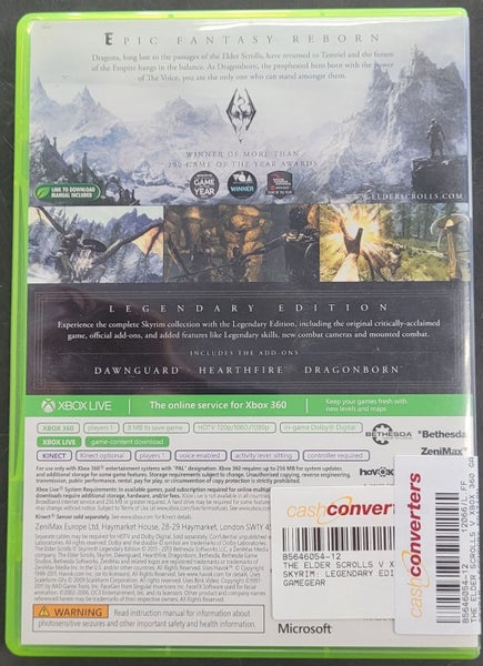 The Elder Scrolls V Skyrim Xbox 360 Game Carousel 5