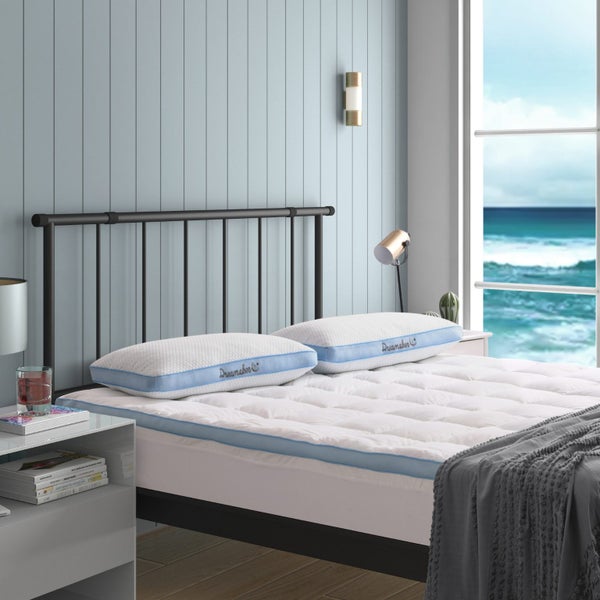 Dreamaker 800Gsm Cool Breathe Memory Fibre Mattress Topper - Single Bed Carousel 1