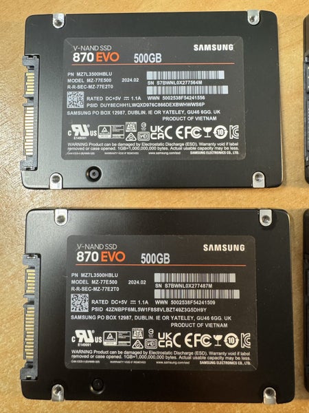 Samsung 500GB SSD 870 EVO * 4 Carousel 2