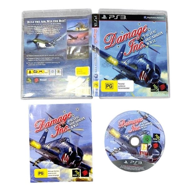 Damage Inc. Pacific Squadron WWII (PS3) *EXCELLENT & COMPLETE* Carousel 1