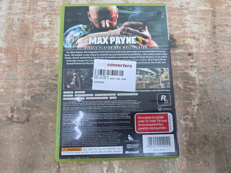 Max Payne 3 – Xbox 360 Carousel 2