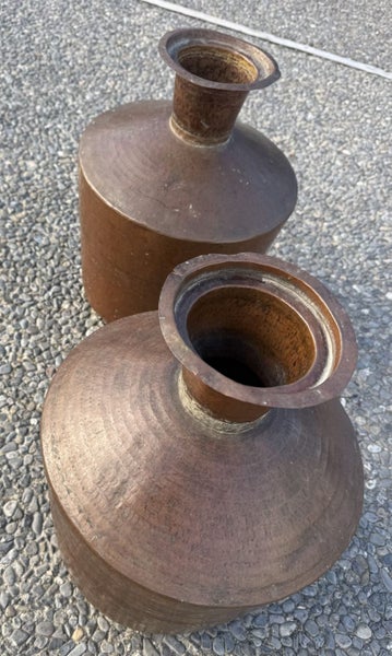 antique Indian copper water containers Carousel 1