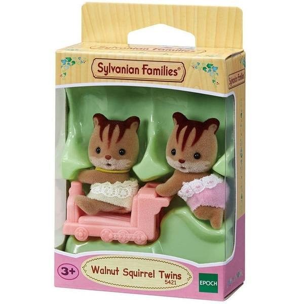 Sylvanian Families - Walnut Squirrel Twins Carousel 1