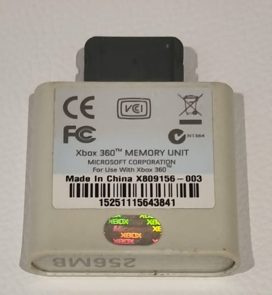 Xbox 360 Memory Unit – 256MB – Tested Carousel 2