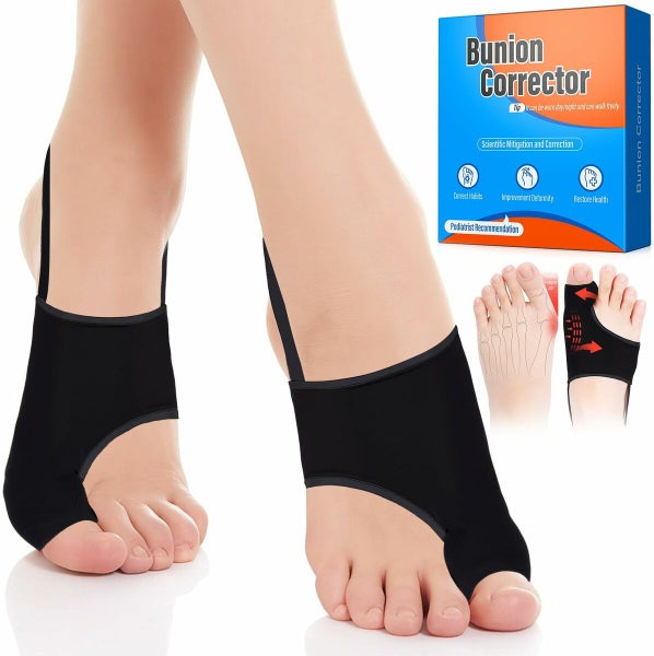 2PCS Bunion Corrector Toe Alignment Corrector with Splint & Pads Carousel 1