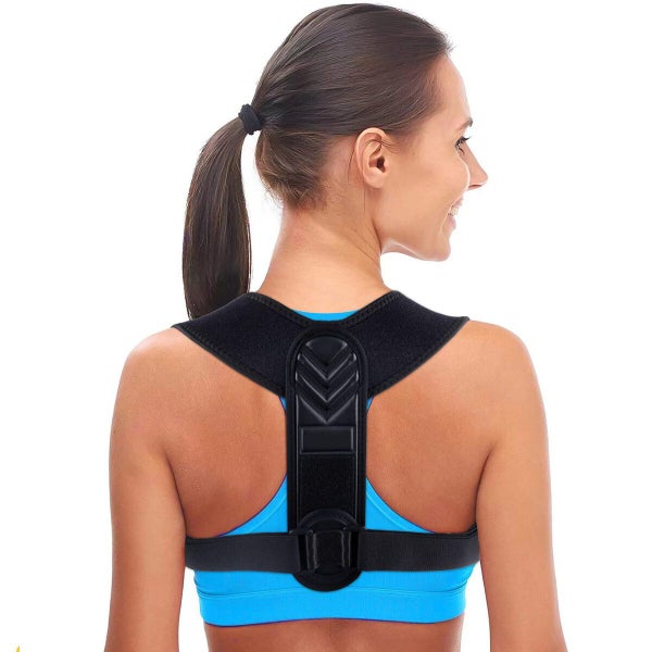 Posture Corrector for Women and Men Back Brace Adjustable Upper Posture Support Carousel 1