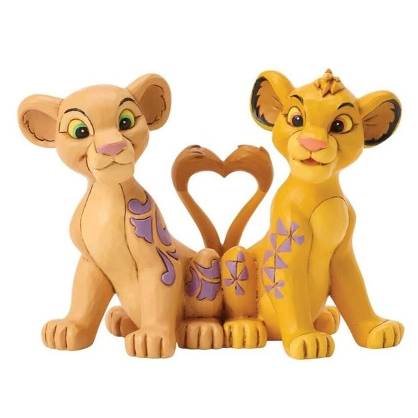 Jim Shore Disney Traditions - Simba & Nala Heart Tails - Circle of Love Carousel 1
