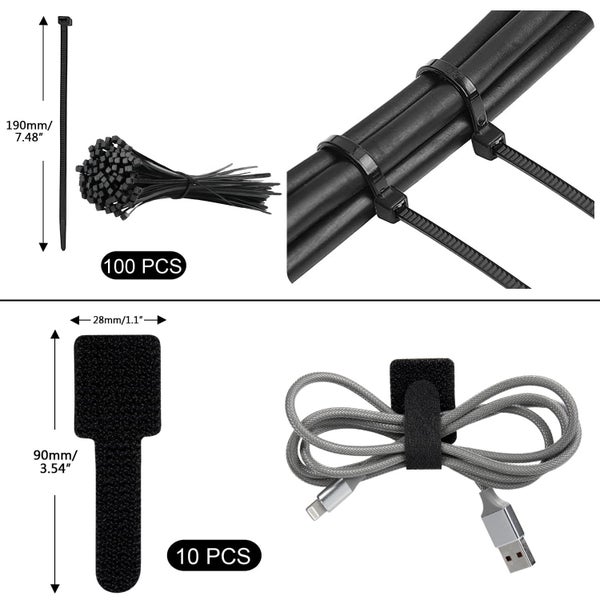200pcs Cable Management Kit NZ Clearance Carousel 2