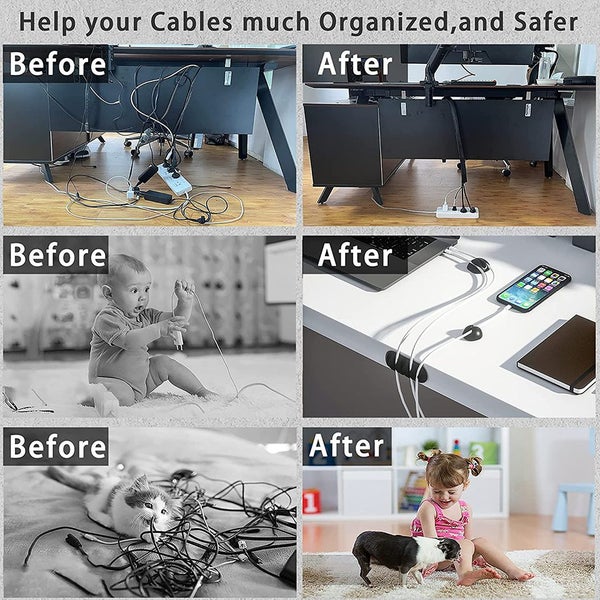 152pcs Cable Management Organizer Kit *Clearance Carousel 8