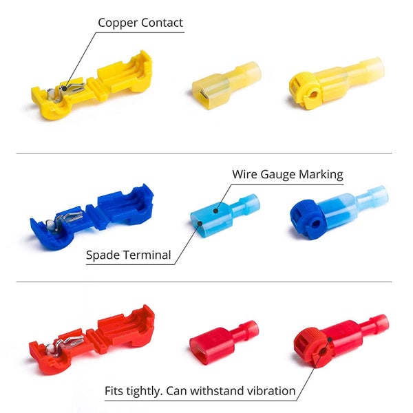 T-Tap Wire Connectors 120PCS Carousel 2