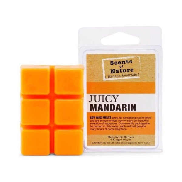 Scents of Nature by Tilley Soy Wax Melts - Juicy Mandarin Carousel 1