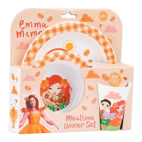Emma Memma Mealtime Dinner Set 3pc Carousel 1