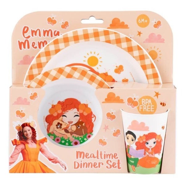Emma Memma Mealtime Dinner Set 3pc Carousel 2