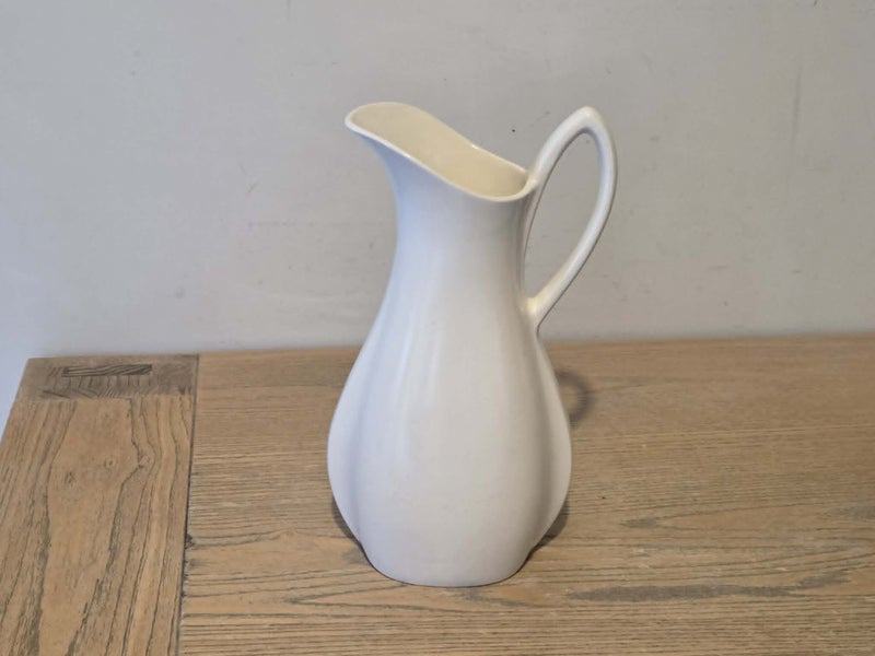 Rare White Art Deco Crown Devon Pottery Jug - (Made in England) Carousel 11