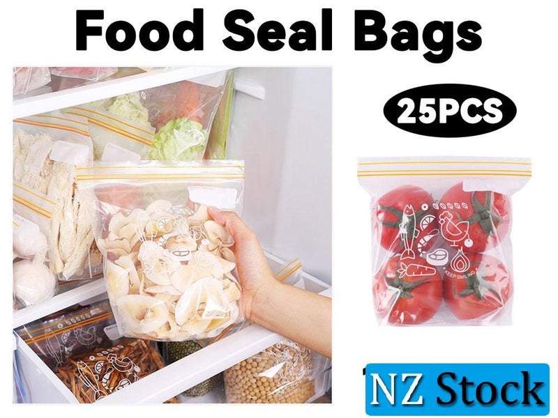25PCS Food Seal Bags Food Storage Bag Carousel 1