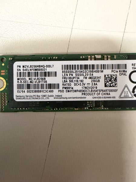 256GB M.2 NVME SSD Carousel 2