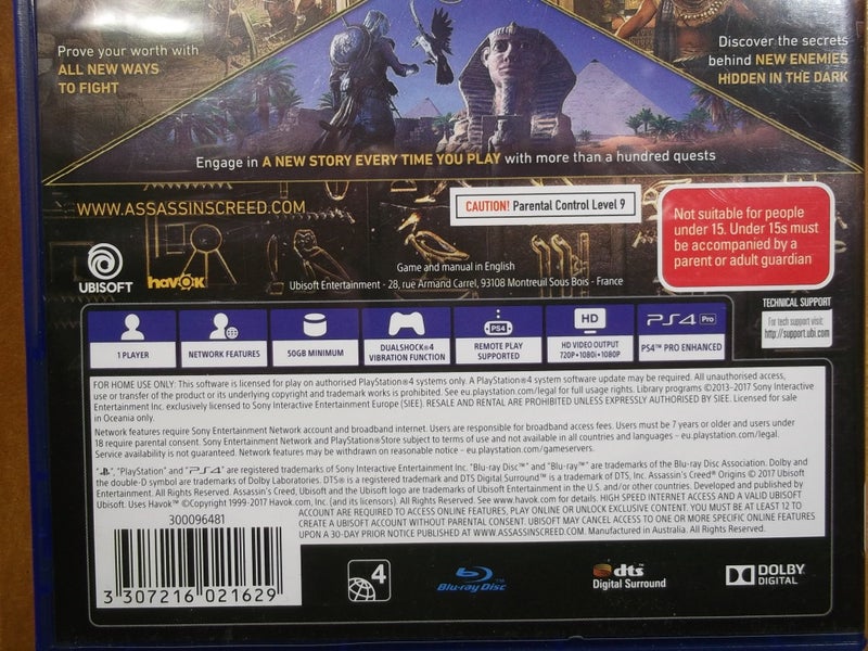 Assassin's Creed Origins - PS4 Game - VG Condition Carousel 4