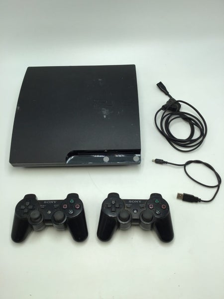 * 160GB Slim PS3 Console w/ 2 Controllers & Cables! * Carousel 1