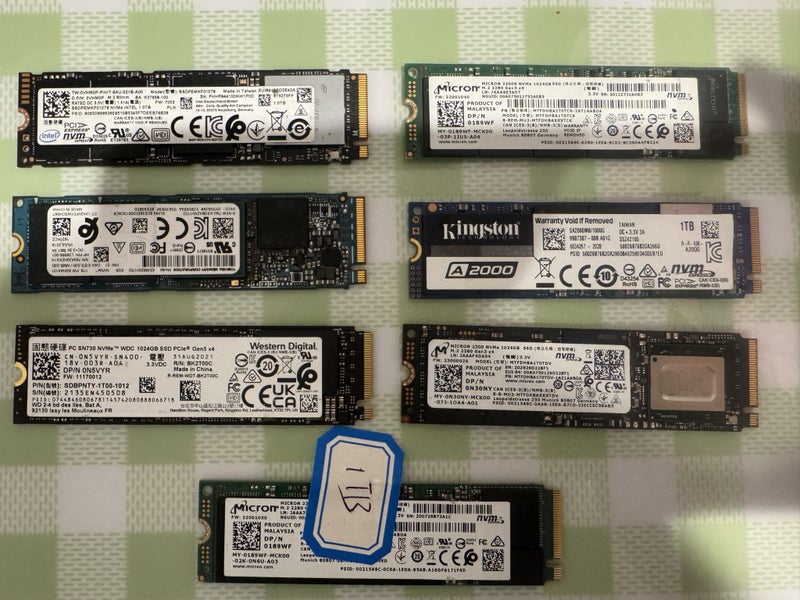 1TB M.2 NVME SSD * 7 Carousel 1