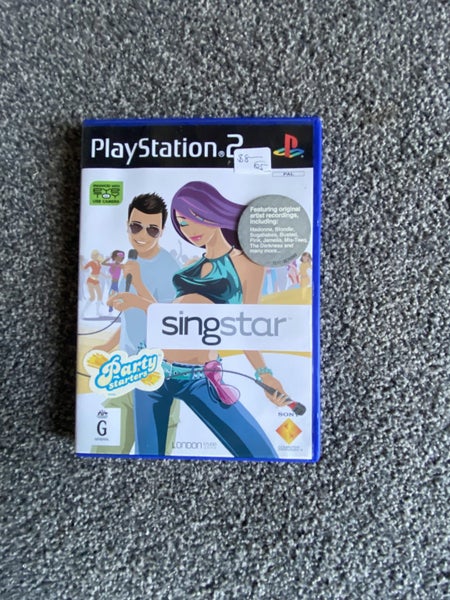 ** SINGSTAR PS2 Complete ** $1 RESERVE ** Carousel 1
