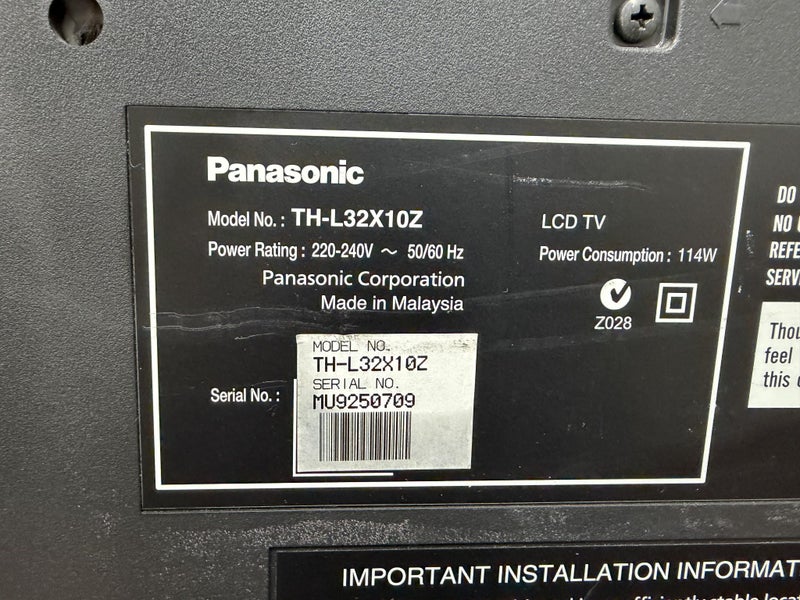 Panasonic TH-L32X10Z 32” Freeview TV - old-school gaming monitor Carousel 3