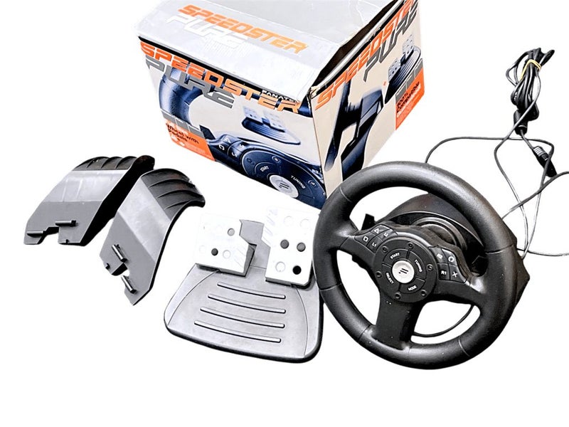 Speedster Pure Steering Wheel with Pedals (PS1 / PS2) BOXED Carousel 2