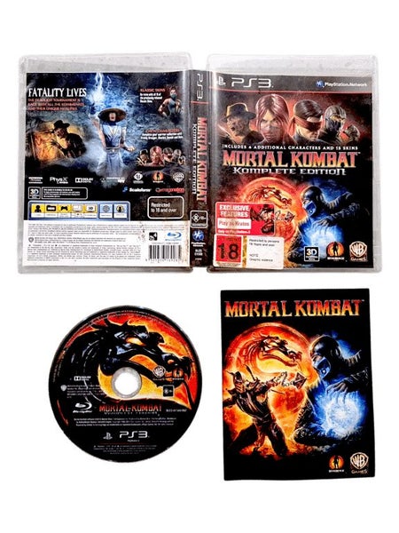 Mortal Kombat KOMPLETE EDITION (PS3) *EXCELLENT & COMPLETE* Carousel 1