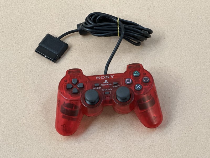 Clear Red PlayStation 2 Controller Carousel 1