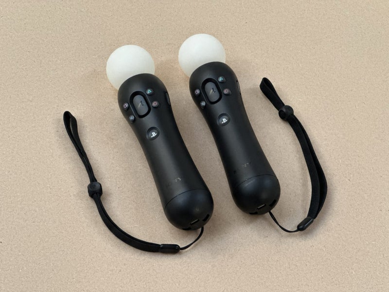 2x PlayStation 3 Move Motion Controllers Carousel 1
