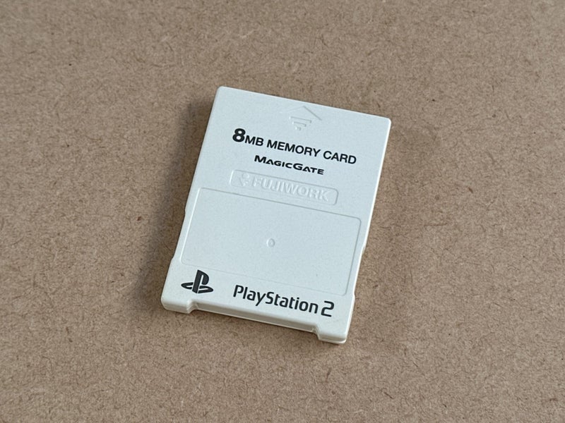 Black & White Fujiwork PlayStation 2 Memory Cards Carousel 2