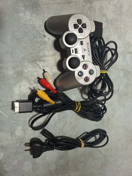 PlayStation 2 Silver Gaming Console (has damage) Carousel 3