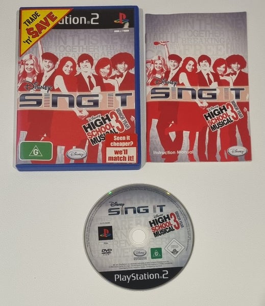 Disney Sing It High School Musical 3 – Tested & Resurfaced – CIB Carousel 1