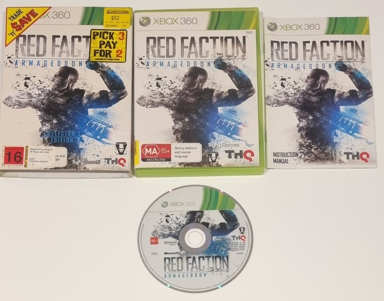 Red Faction Armageddon Collector’s Edition – Tested & Resurfaced – CIB Carousel 1
