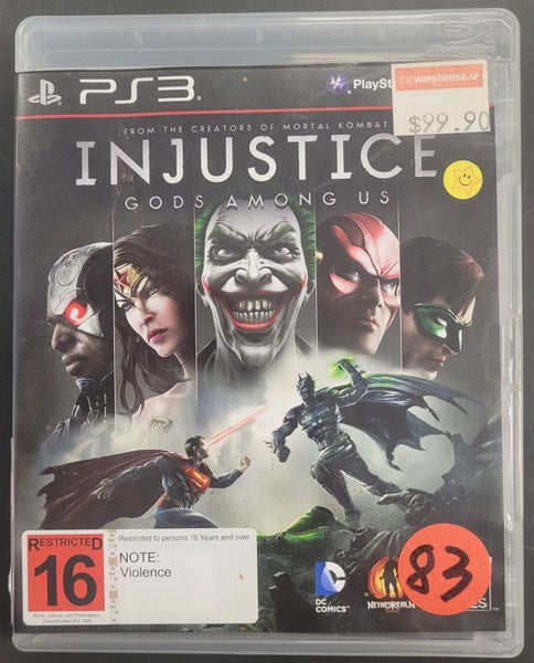 Injustice Gods Among Us PS3 Game Carousel 1